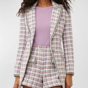 Veronica Beard Multicolor Tweed Blazer